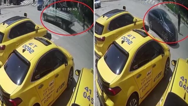 Görme engelli yayanın zor anları