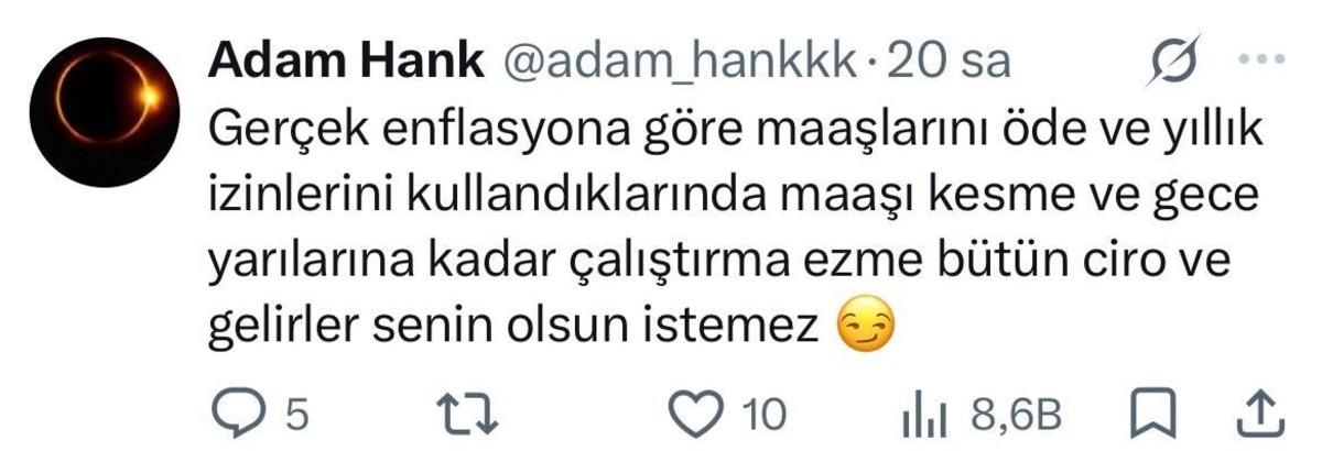 1 Mayıs ta t&uuml;m geliri &ccedil;alışanlarına bıraktı: Sosyal medya ikiye b&ouml;l&uuml;nd&uuml; 7