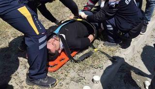 Iğdır&rsquo;da otomobil takla attı: S&uuml;r&uuml;c&uuml; yaralandı