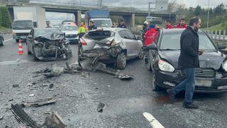 Esenler'de zincirleme trafik kazası