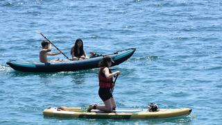 Antalya'da sıcak hava etkili oldu
