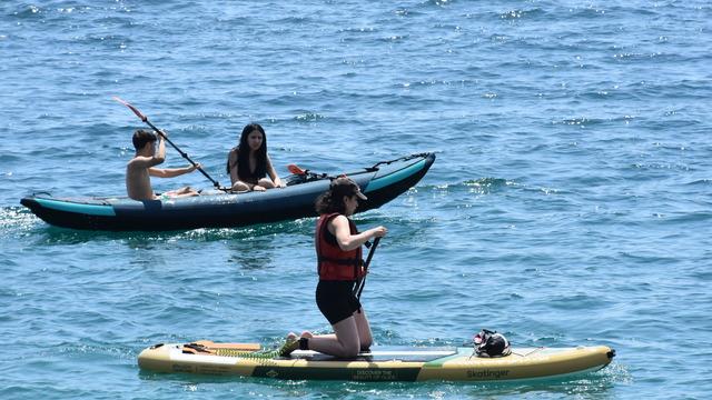 Antalya'da sıcak hava etkili oldu