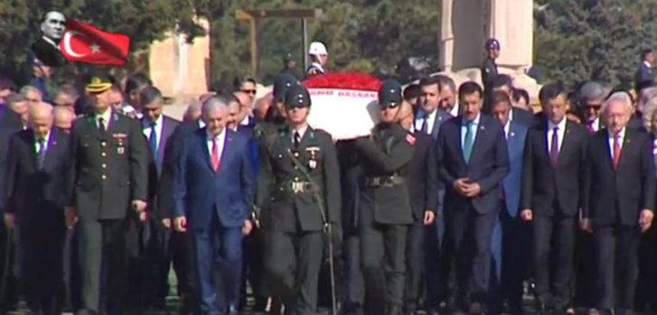 Devlet erkanı Anıtkabir'i ziyaret etti  G1