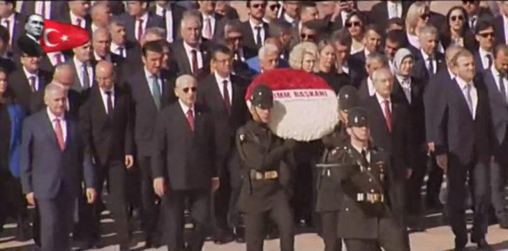 Devlet erkanı Anıtkabir'i ziyaret etti  G4