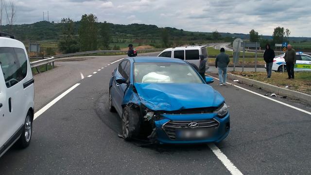 Edirne'de trafik kazası! Kaymakam ve 3 kişi yaralı