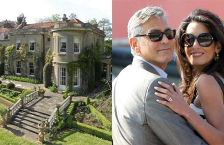 George ve Amal Clooney'nin yeni evi