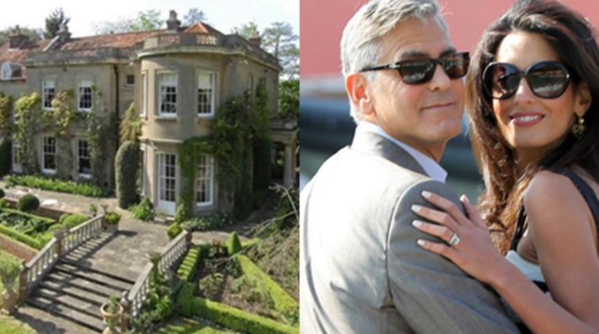 George ve Amal Clooney'nin yeni evi