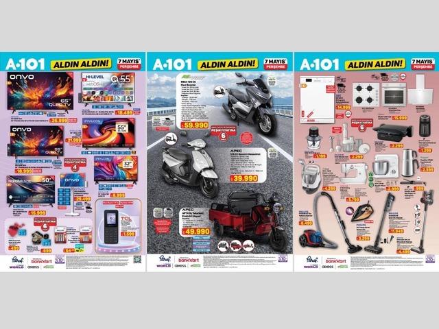 A101'e benzinli motosiklet geliyor! 7 Mayıs 2026 A101 kataloğu