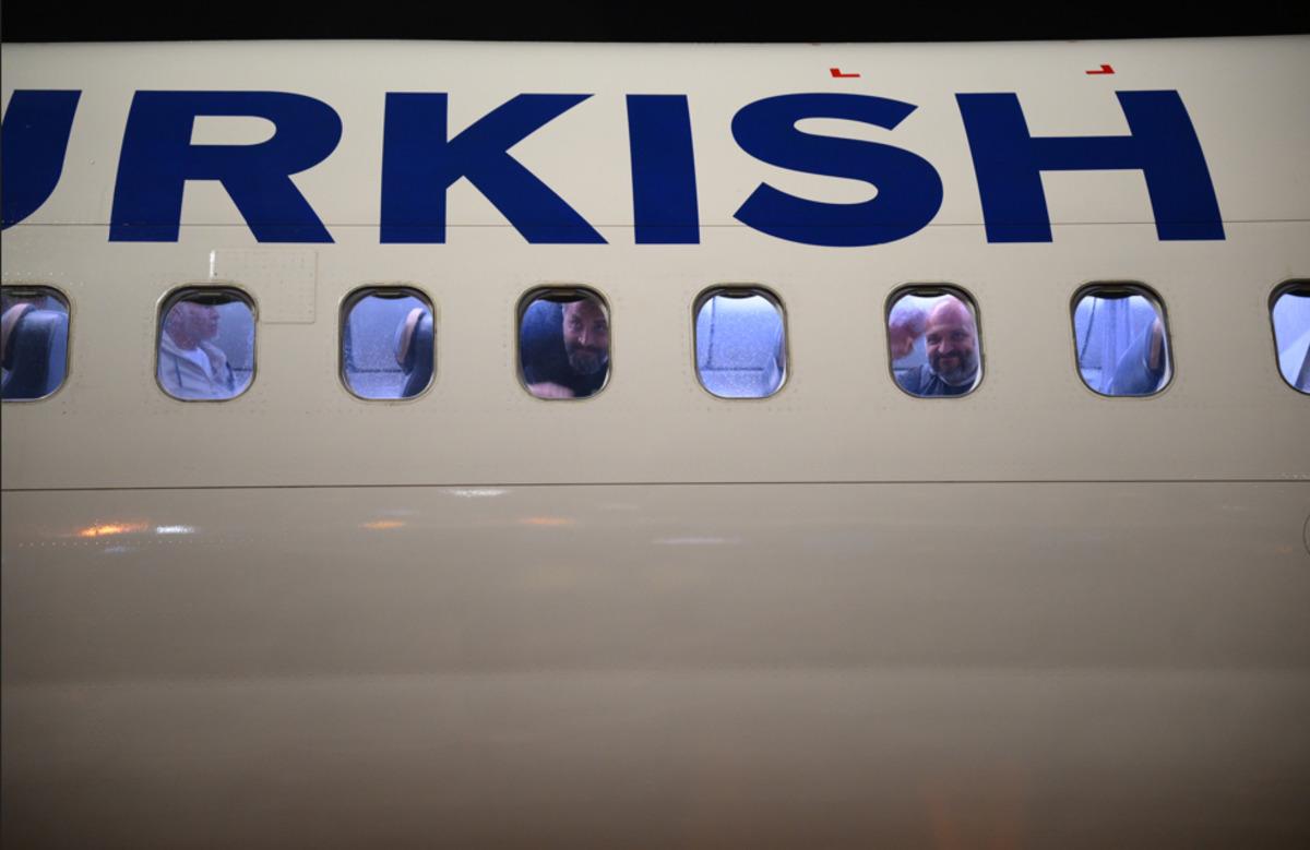 Alıkonulan 18 T&uuml;rk İstanbul da! 14 &uuml;lkeden 59 Sumud aktivisti T&uuml;rkiye ye geldi 1
