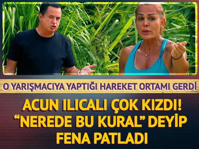 Acun Ilıcalı Nagihan'a patladı: Burası senin alanın değil!