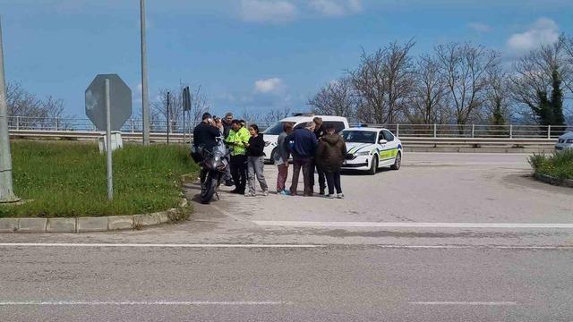 Sinop’ta motosiklet ile otomobil çarpıştı: 1 yaralı 2
