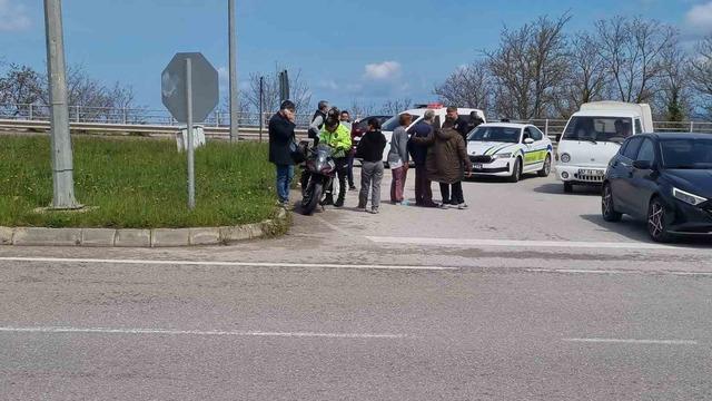 Sinop’ta motosiklet ile otomobil çarpıştı: 1 yaralı
