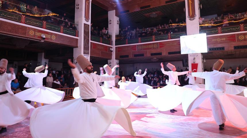 Şanlıurfa'da k&uuml;lt&uuml;r ve maneviyatın buluşması: Mevlevi mukabelesine yoğun ilgi