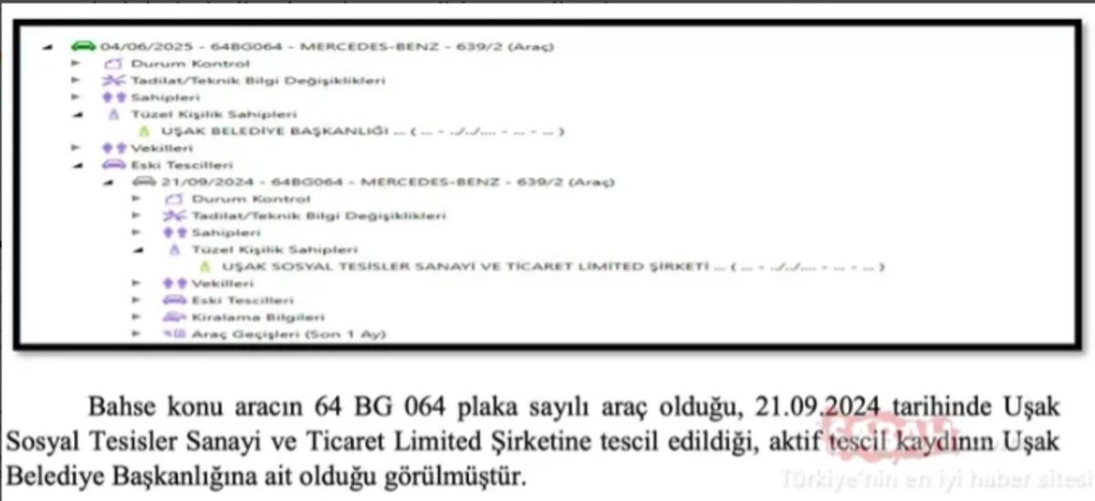&Ouml;zkan Yalım ın makam şof&ouml;r&uuml;nden &ccedil;arpıcı iddia: &Ouml;zg&uuml;r &Ouml;zel in VİP aracı belediye kasasından dizayn edilmiş 7