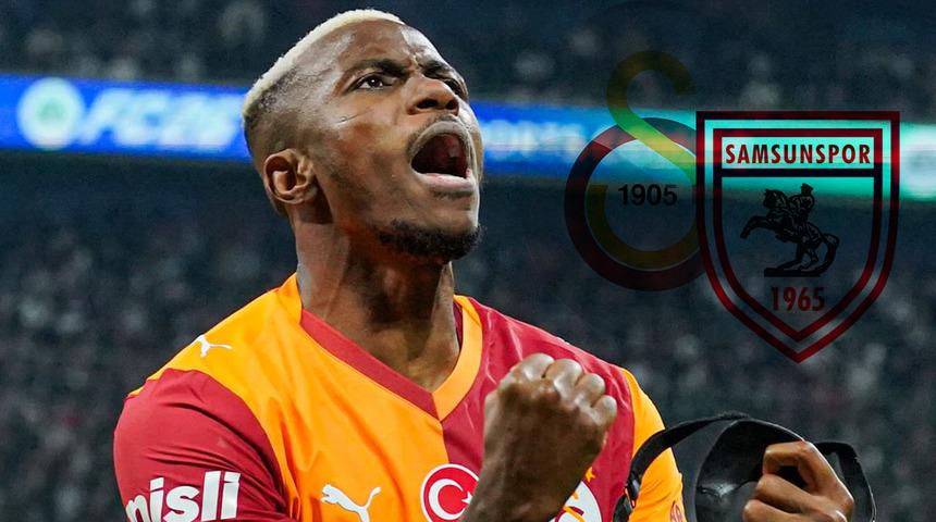 Galatasaray'da Victor Osimhen şampiyonluk ma&ccedil;ında tarihe ge&ccedil;ti!