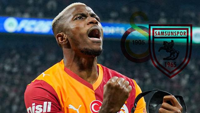 Galatasaray'da Victor Osimhen Samsunspor maçında tarihe geçti!