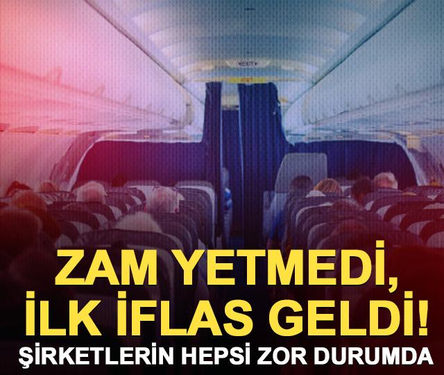 Biletlere zam yetmedi, ilk iflas geldi! Havayolu şirketleri zor durumda