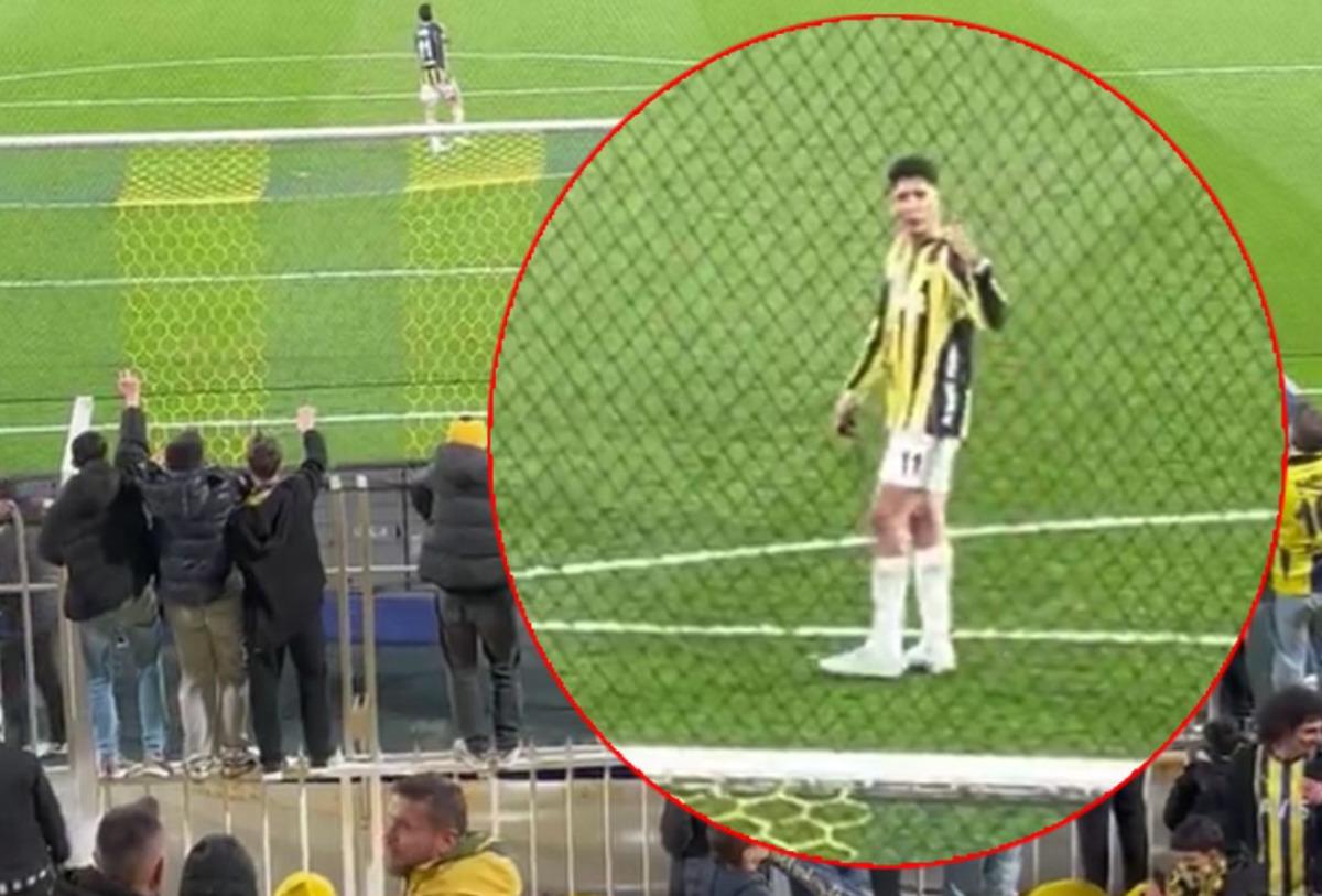 Kimse fark etmemişti! Edson Alvarez den trib&uuml;nlere el hareketi: Gece yarısı olay paylaşım 3
