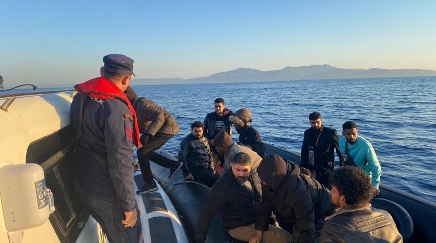 Aydın&rsquo;da 18 d&uuml;zensiz g&ouml;&ccedil;men kurtarıldı