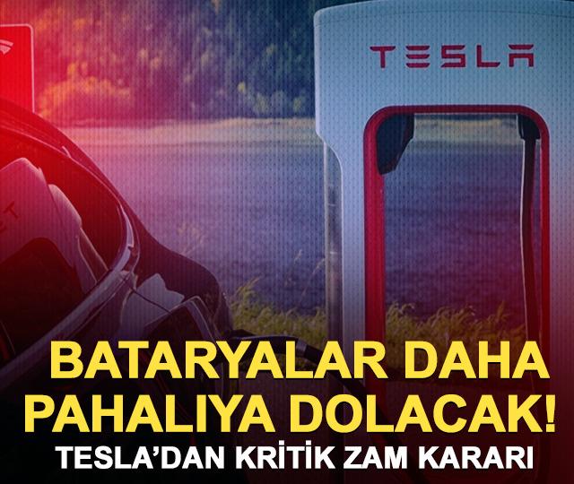 Tesla şarj fiyatlarına zam yaptı! &Uuml;cretler y&uuml;zde 5 y&uuml;kseldi