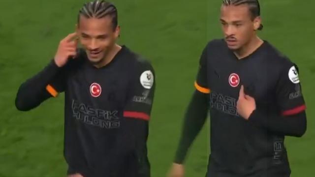 Leroy Sane'den Okan Buruk'a olay hareket! Gözlerine inanamadı