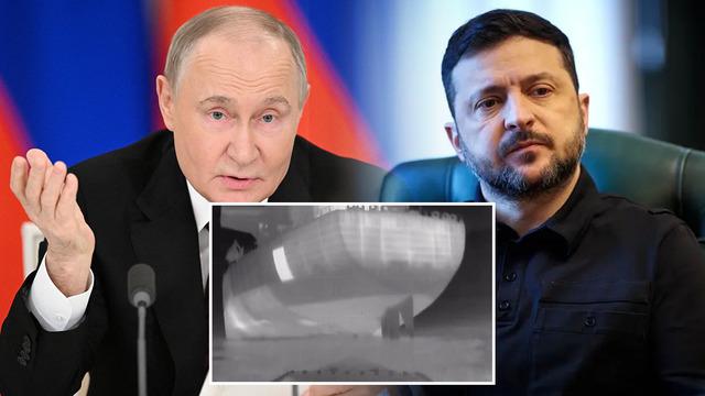 Rusya'nın gölge filosuna saldırı! Zelenskiy görüntüleri paylaştı