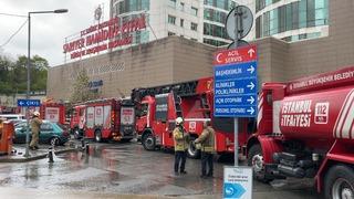 Sarıyer'de hastane yangını