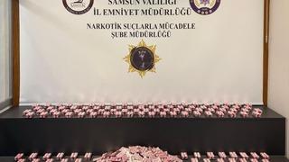 Samsun’da 11 bin 704 adet uyuşturucu hap ele geçirildi