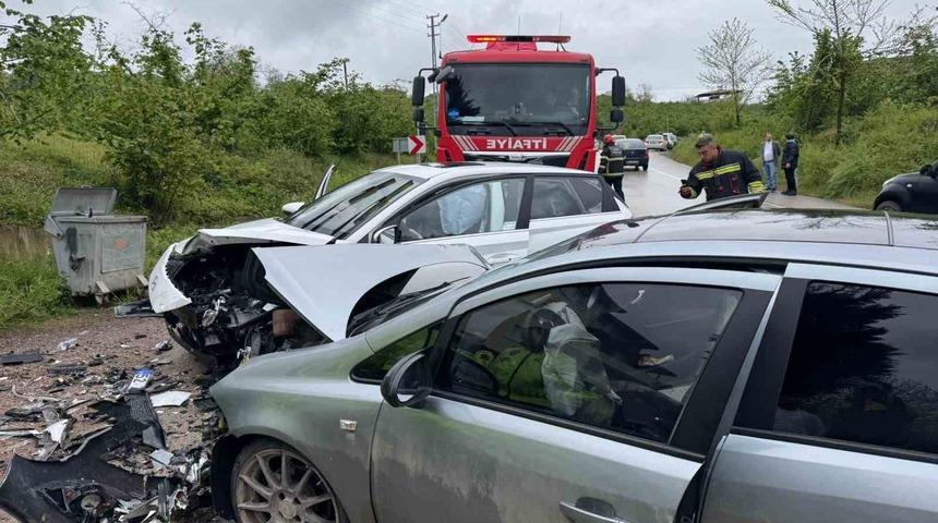 Ordu&rsquo;da trafik kazası: 3 yaralı