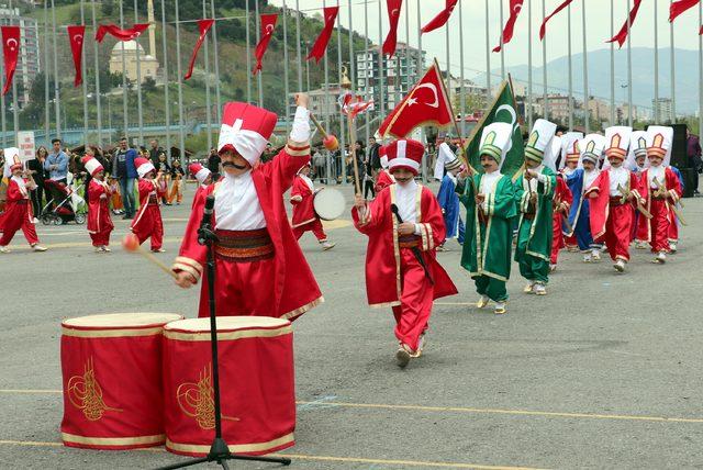 Samsun'da coşkulu 23 Nisan kutlaması