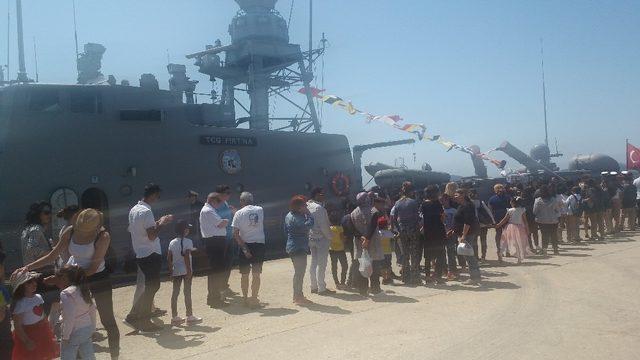 TCG Fırtına, 23 Nisan’da Güllük’te ziyarete açıldı