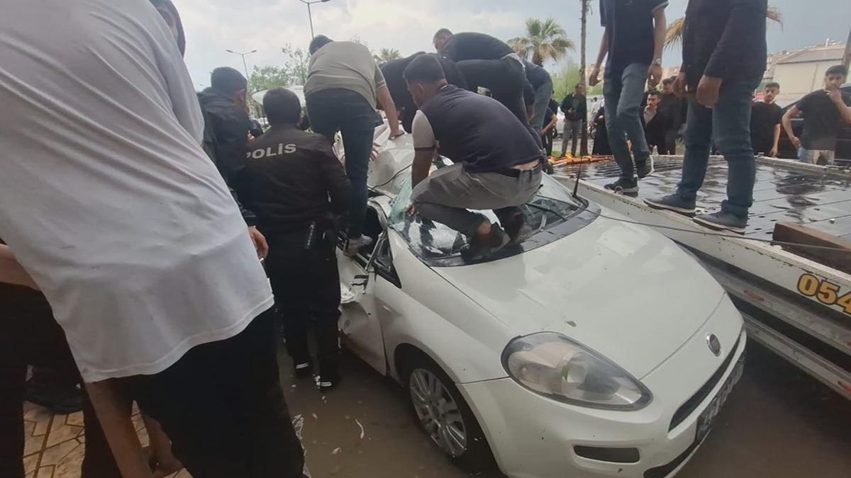 Gaziantep ve Şanlıurfa yı şiddetli fırtına, sağanak ve dolu vurdu 1