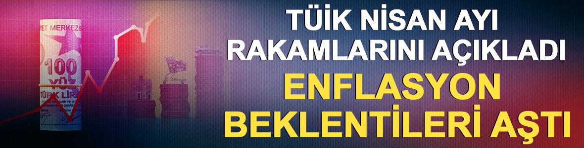 Enflasyon beklentileri aştı! T&Uuml;İK nisan ayı rakamlarını a&ccedil;ıkladı