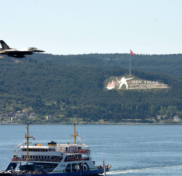 SOLOTÜRK, Çanakkale semalarında nefesleri kesti