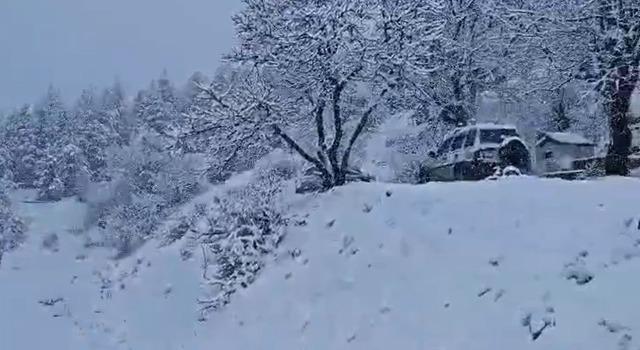 Isparta&rsquo;da mayıs ayında kar bereketi kartpostallık g&ouml;r&uuml;nt&uuml;ler oluşturdu 1