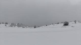 Keltepe Kayak Merkezi’nde kar yağışı etkili oldu