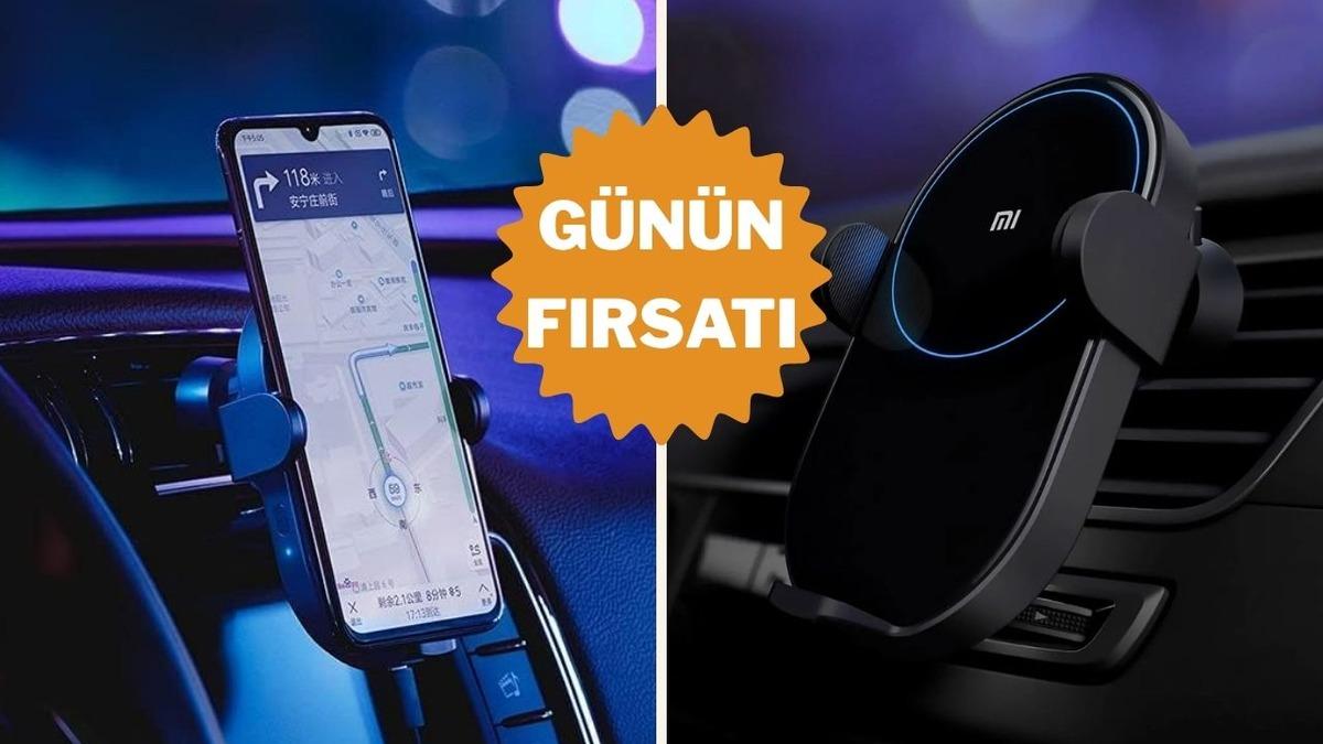 Hem telefon tutucu hem şarj istasyonu: Xiaomi araç içi şarj aleti indirimde