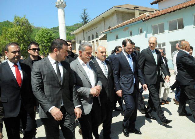 Albayrak ve Kurtulmuş, Yalova'da cenaze törenine katıldı