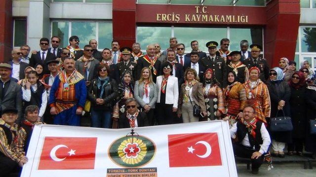 Türk Dünyası Yörük Türkmen Birliği heyeti Erciş’te