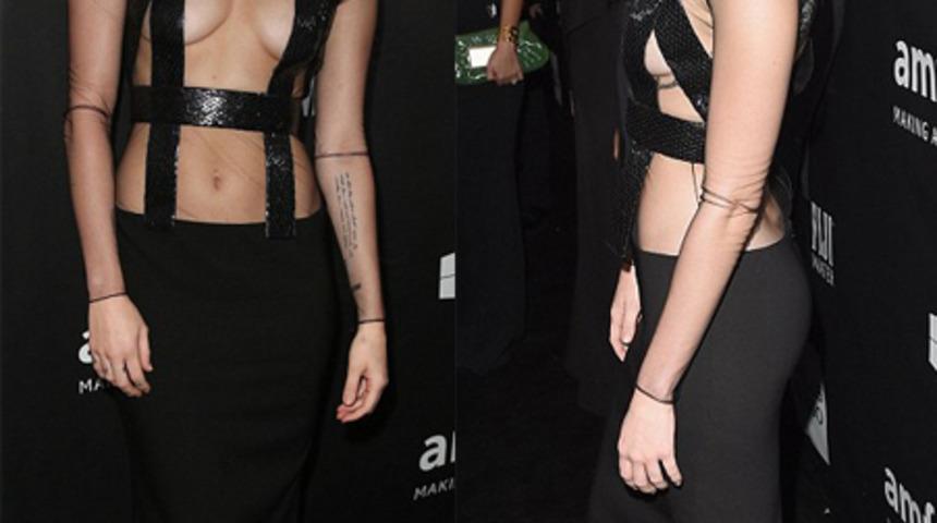 Rihanna ve Miley'nin transparan yarışı