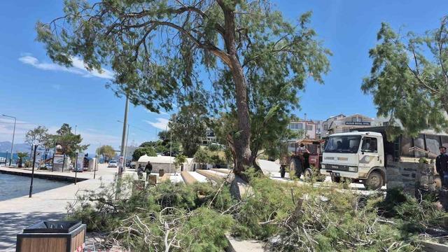 Dat&ccedil;a&rsquo;da r&uuml;zgar etkili oldu 2