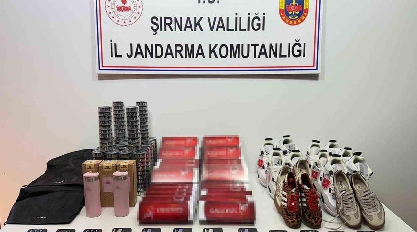 Şırnak&rsquo;ta jandarmadan 18 milyon ka&ccedil;ak&ccedil;ılık operasyonu