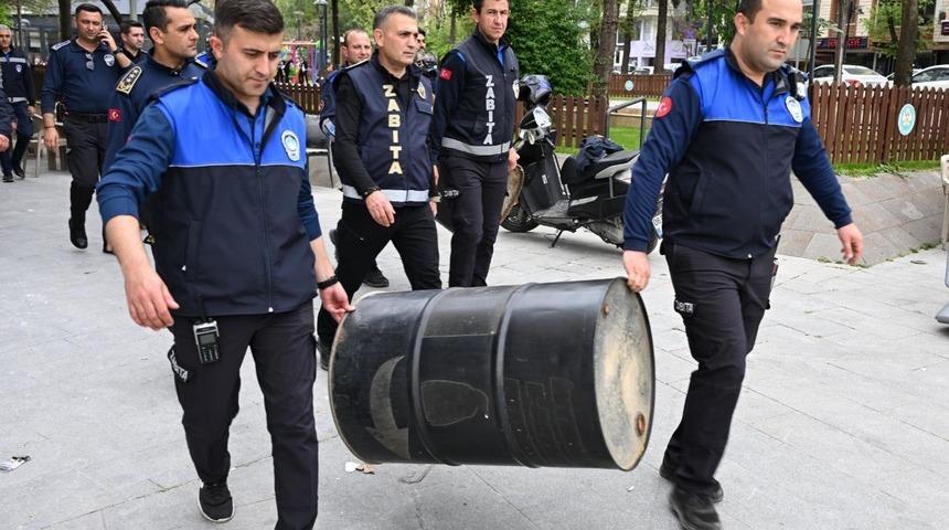 Manisa&rsquo;da kaldırım işgallerine sıkı denetim