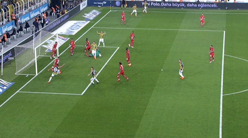 Fenerbahçe-Antalyaspor maçındaki ofsayt kararı tartışmalara neden oldu