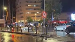 Drift atan sürücü zincirleme kazaya neden oldu