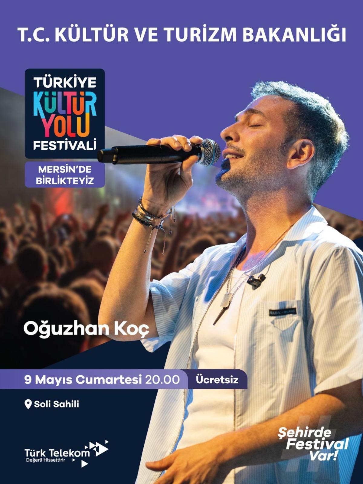 Mersin ilk kez T&uuml;rkiye K&uuml;lt&uuml;r Yolu Festivali&rsquo;nde!  En &ouml;nemli duraklardan biri olacak  5