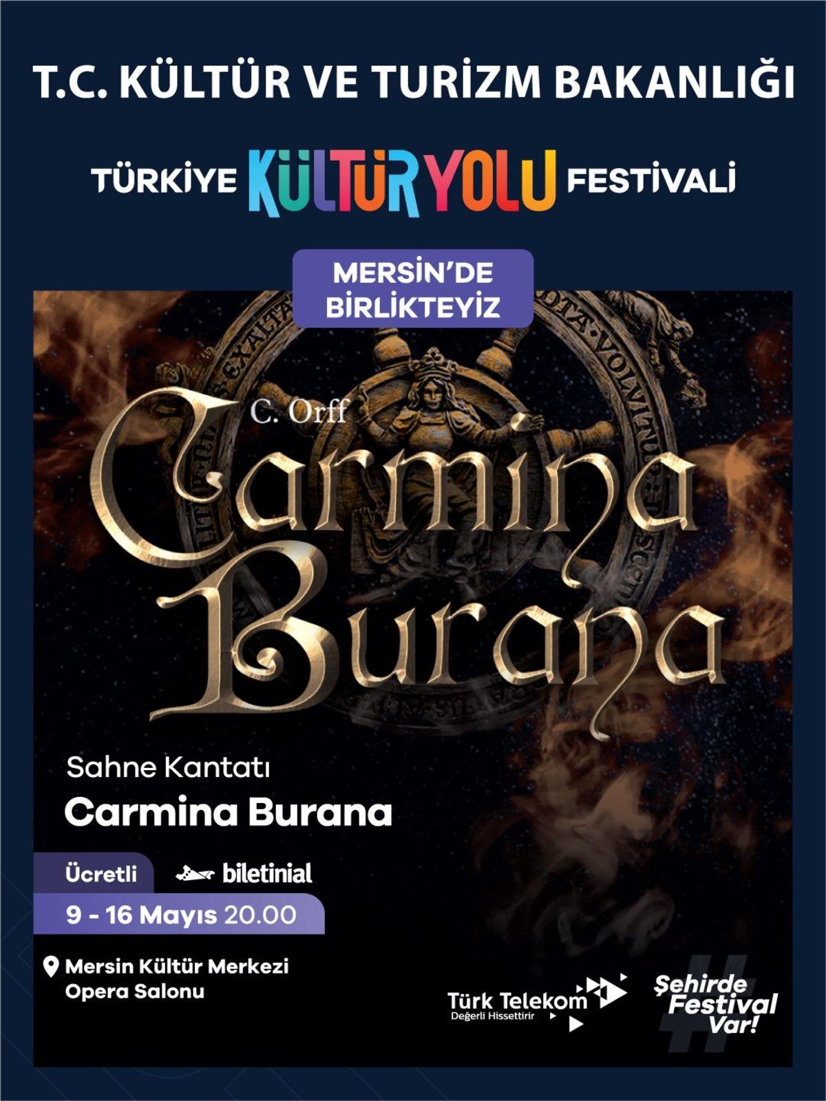 Mersin ilk kez T&uuml;rkiye K&uuml;lt&uuml;r Yolu Festivali&rsquo;nde!  En &ouml;nemli duraklardan biri olacak  8