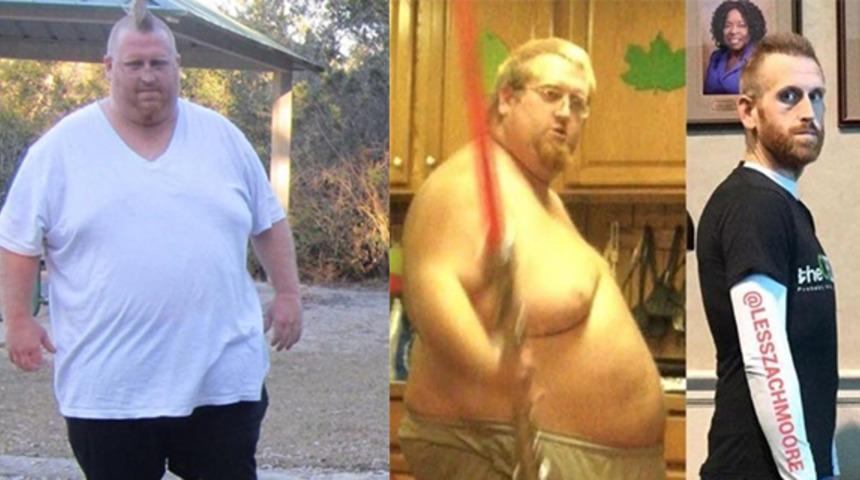 Kimse inanmıyordu 133 kiloyu b&ouml;yle verdi!