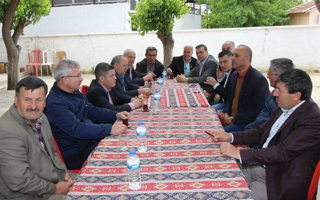 Başkan Yaralı Çullugörece’de hayır yemeğine katıldı