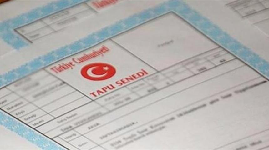 Tapu ve imar kanununda değişiklik teklifi